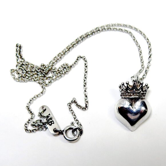 King Baby 3 Dimensional Heart Necklace ORIGINAL 'Vintage' Version, Authentic - Picture 8 of 16